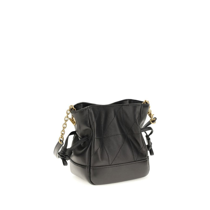 Saint Laurent Svart Lam Ovis Aries Aries Clutch Bag