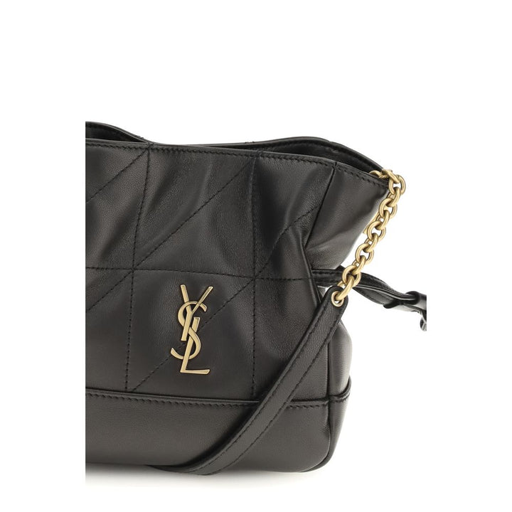 Saint Laurent Svart Lam Ovis Aries Aries Clutch Bag