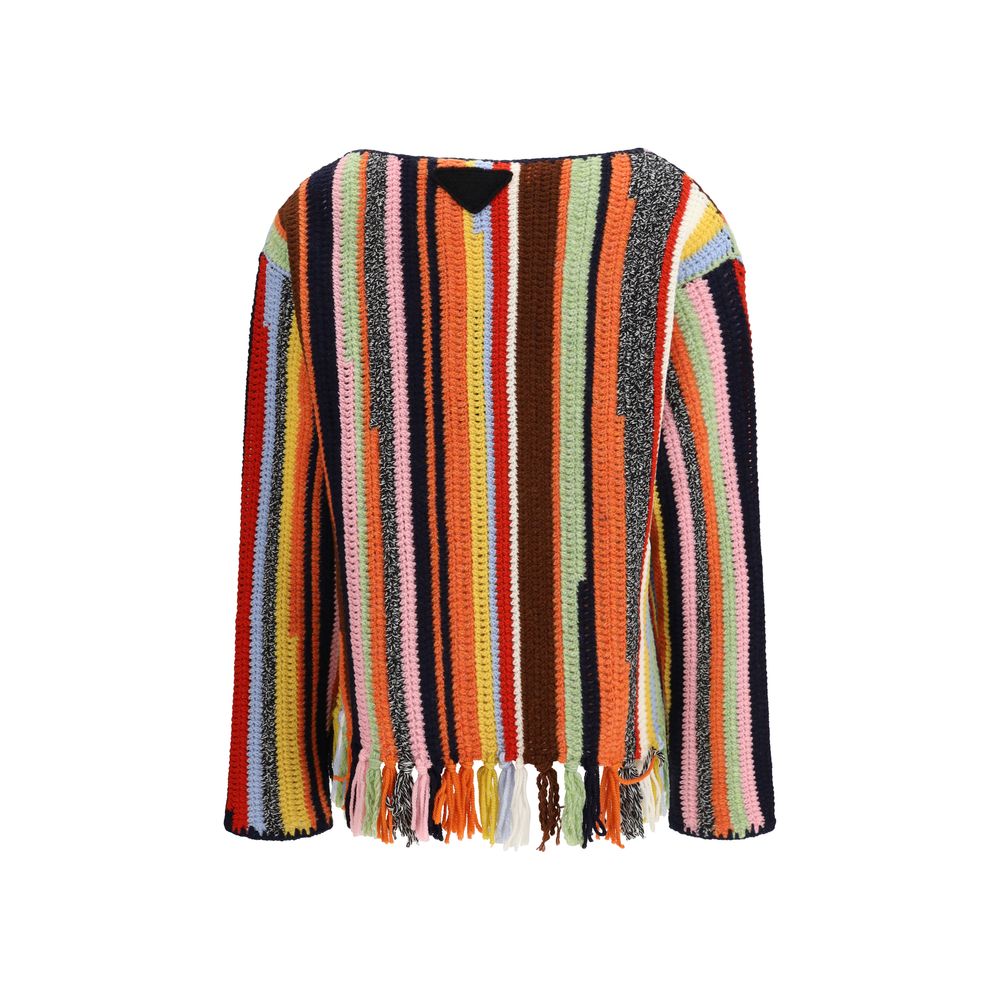 Sudadera Prada de lana multicolor