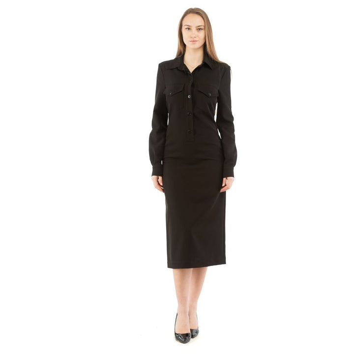 Moschino svart hverdagskjole i polyester