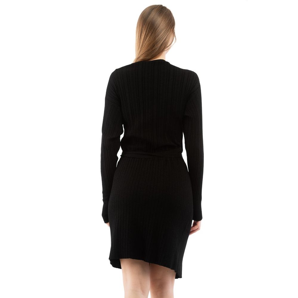 Moschino Sort Viscose Kjole