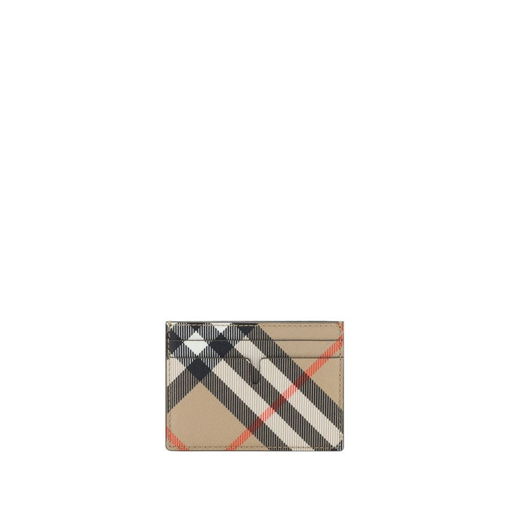 Burberry Beige Polyester Kortholder