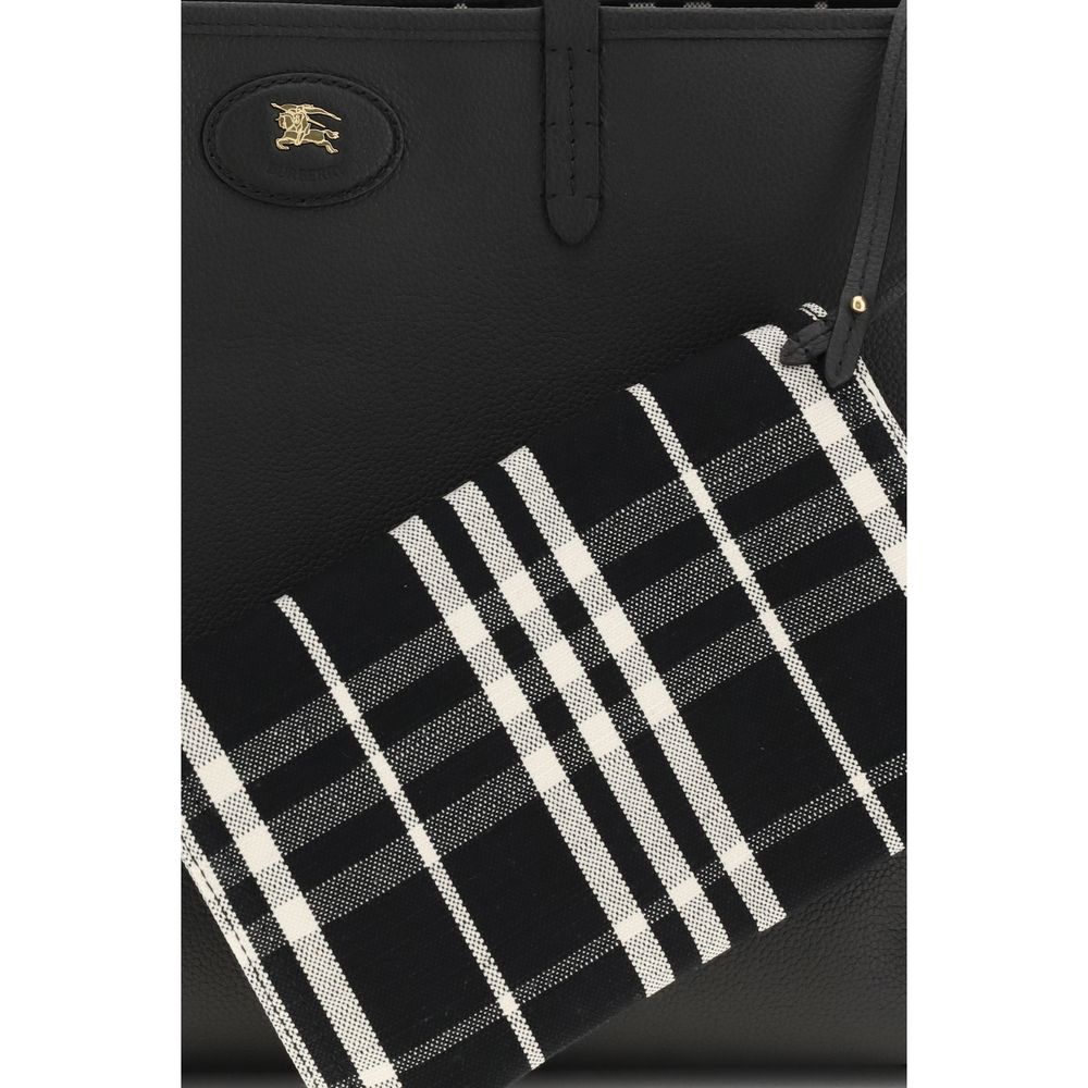Burberry Skulderbag i sort kalveskinn fra Bos Taurus