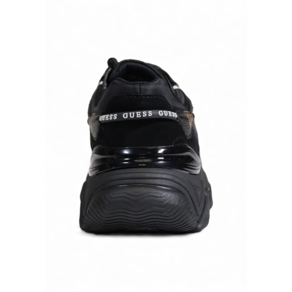Guess Chunky joggesko i svart polyetylen