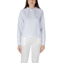 Armani Exchange White Viscose Hoodie