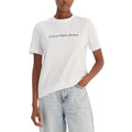 Calvin Klein Jeans White Cotton T-Shirt