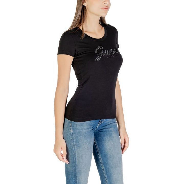 Guess svart bomulls-T-skjorte