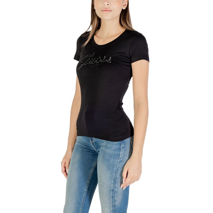 Guess svart bomulls-T-skjorte