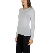 Armani Exchange White Cotton Long Sleeve T-Shirt