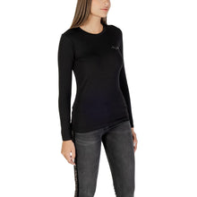 Armani Exchange Black Cotton Long Sleeve T-Shirt