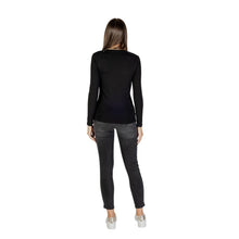 Armani Exchange Black Cotton Long Sleeve T-Shirt