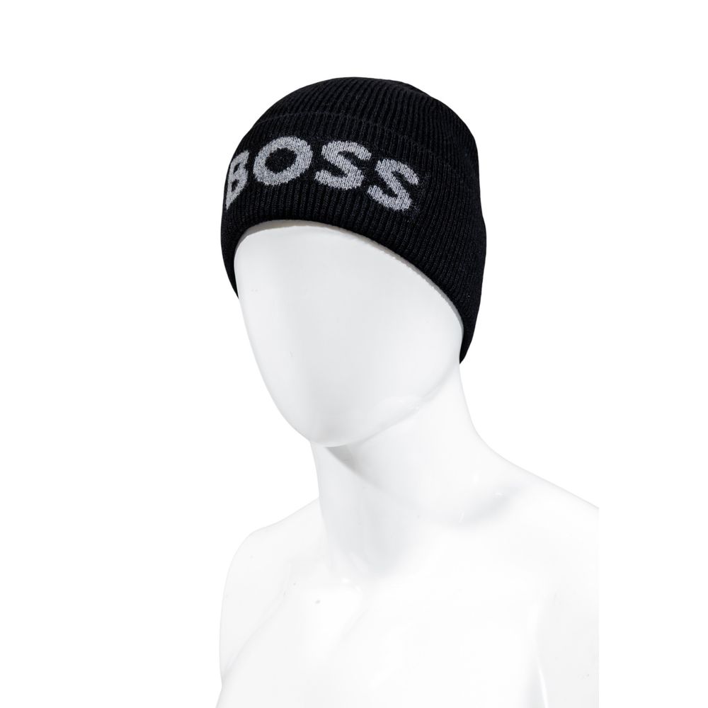 Hugo Boss sort caps i resirkulert polyamid