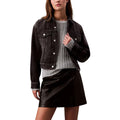 Calvin Klein Jeans Black Cotton Denim Jacket