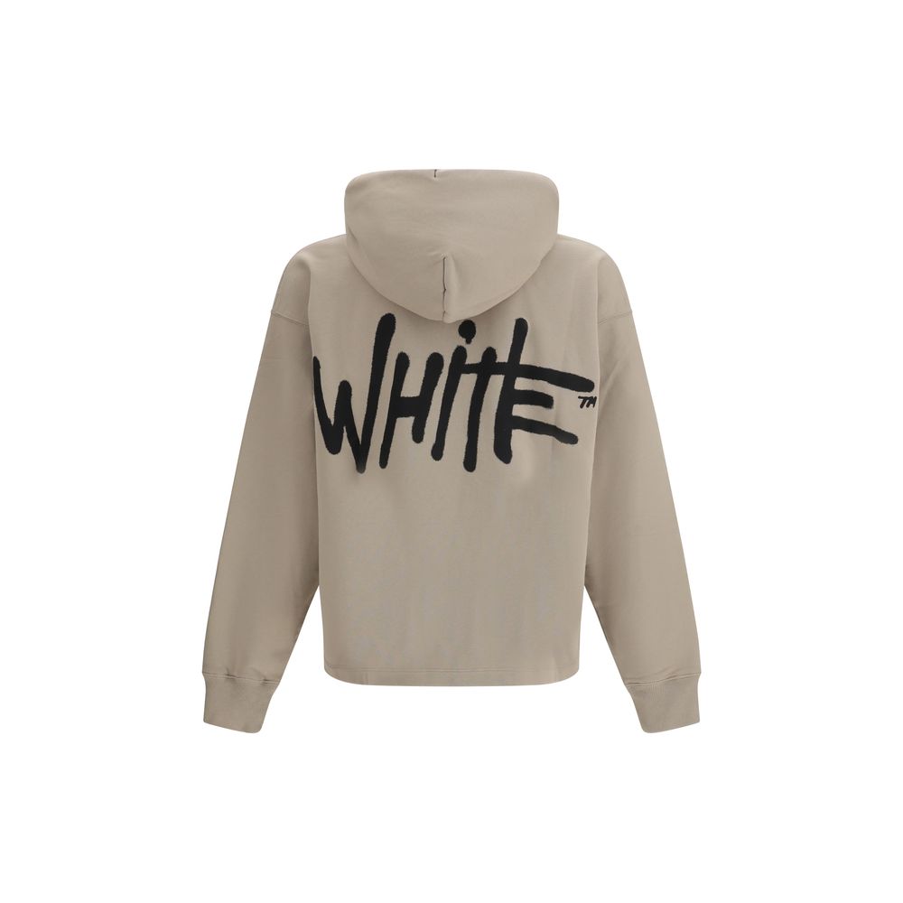 Off-White Beige bomullsgenser