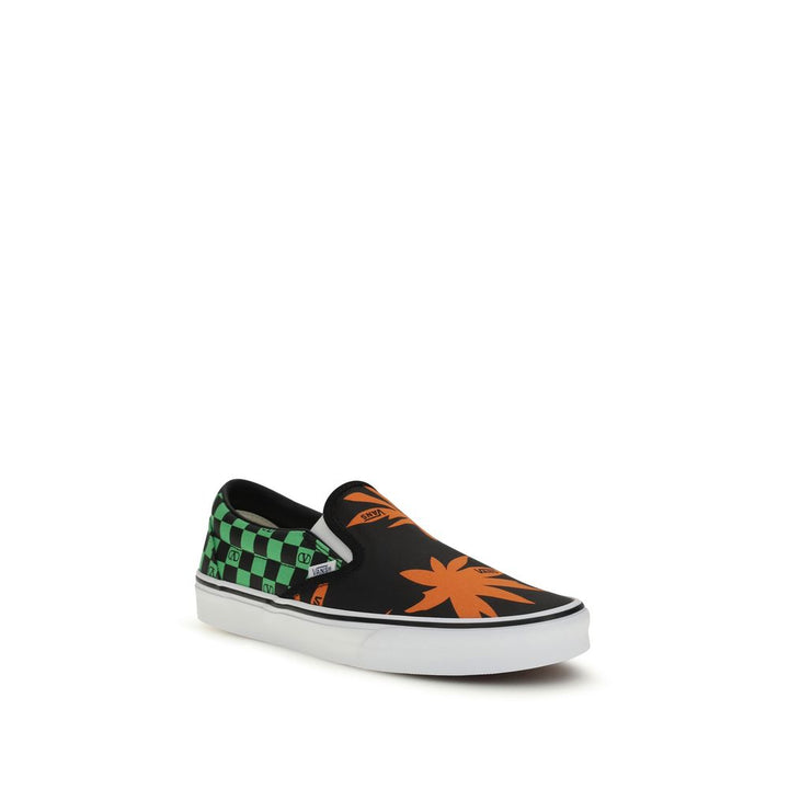 Valentino Garavani lavtoppsneakers i flerfarget bomull
