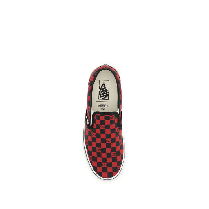 Valentino Garavani lave sneakers i flerfarget bomull