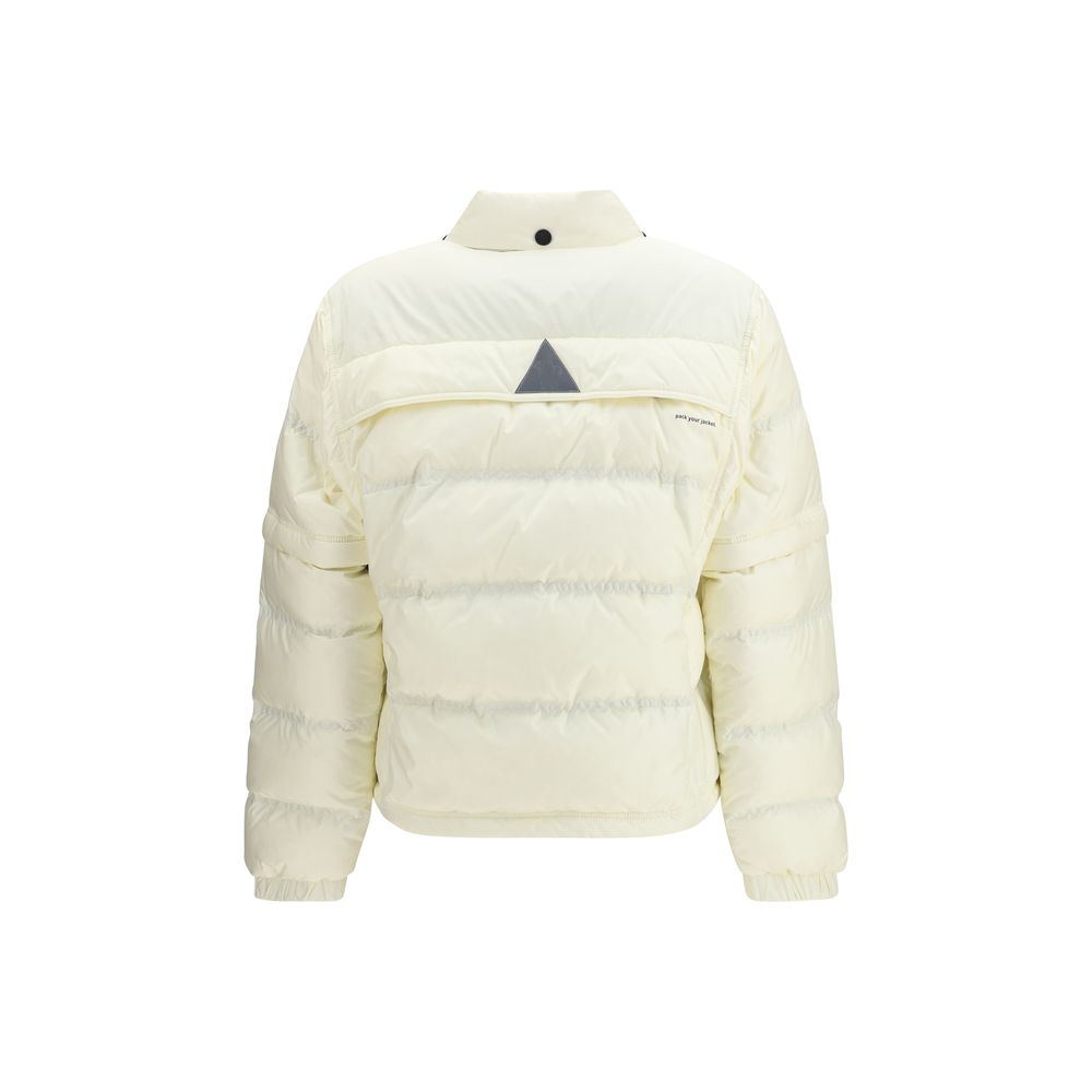 Moncler Grenoble Beige Polyamidefrakk