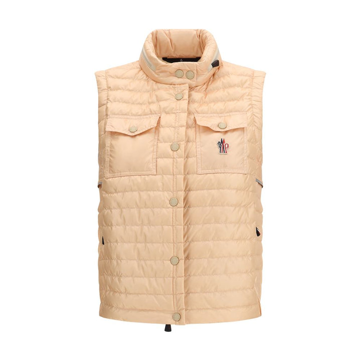 Moncler Grenoble Ermeløs Jakke i Flerfarget Polyamid