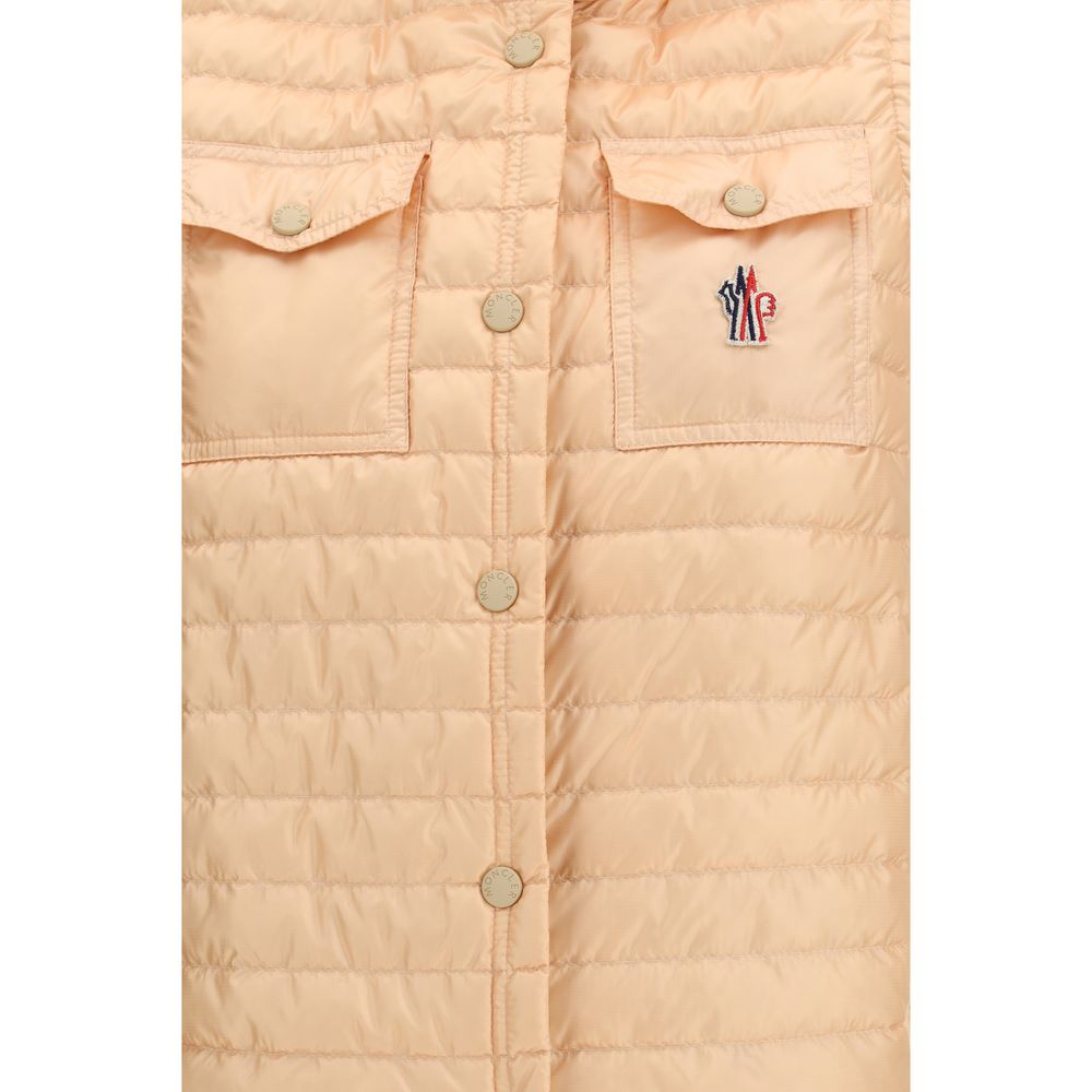 Moncler Grenoble Ermeløs Jakke i Flerfarget Polyamid