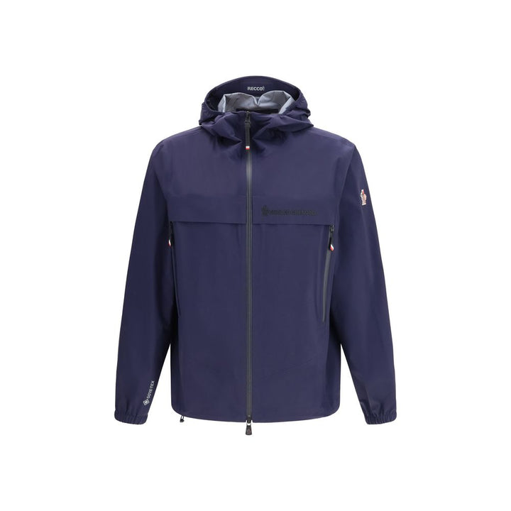 Moncler Grenoble blå skalljakke i polyamid