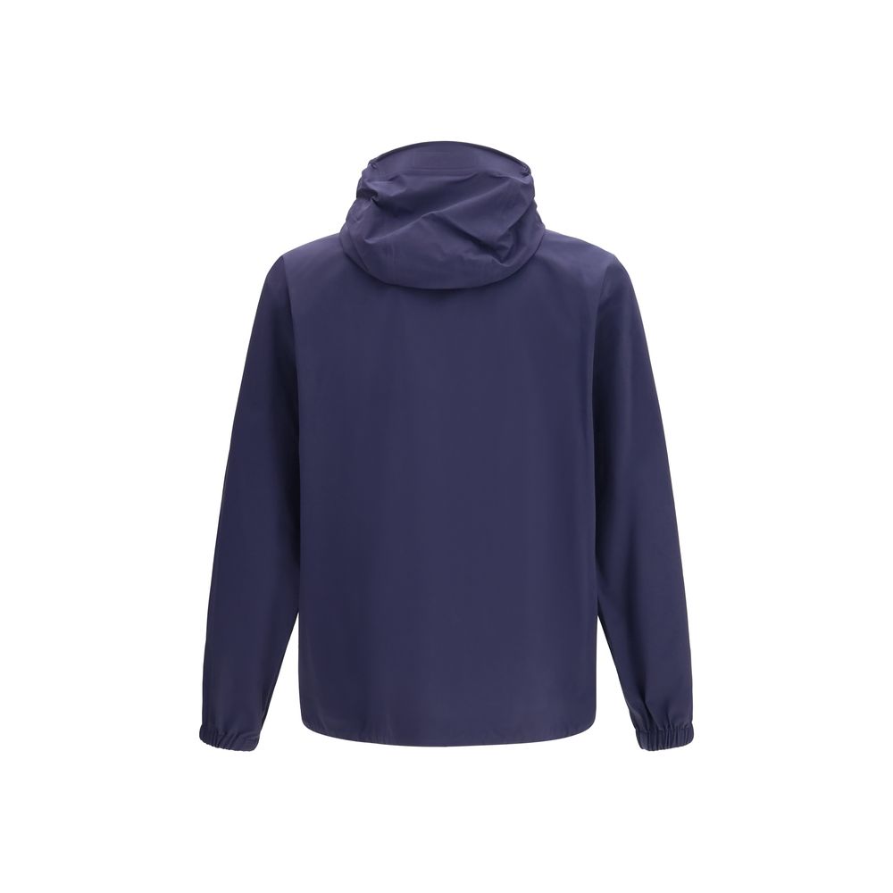 Moncler Grenoble blå skalljakke i polyamid