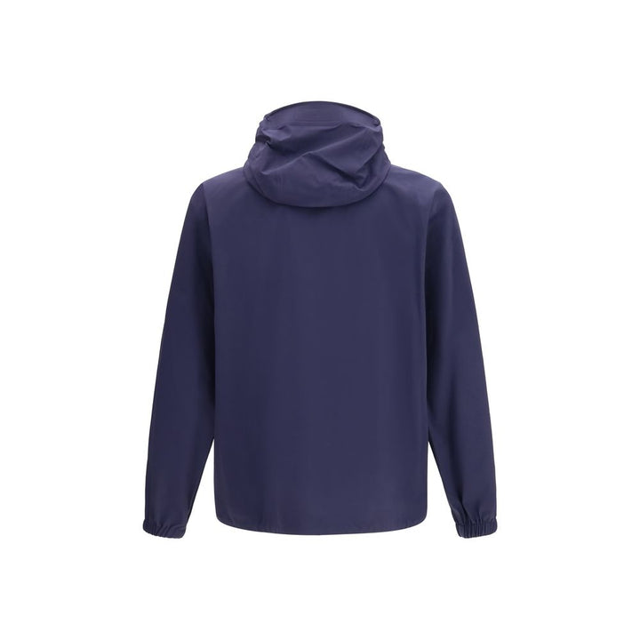 Moncler Grenoble blå skalljakke i polyamid