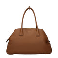 Bolso de hombro Prada de cuero marrón