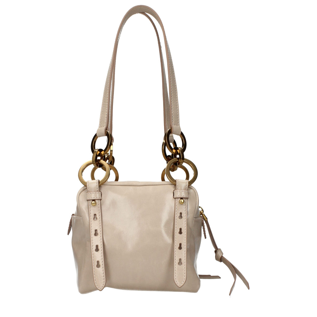 Bolso de hombro Prada de cuero rosa