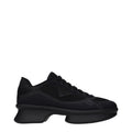 Zapatillas bajas Prada de tela negra