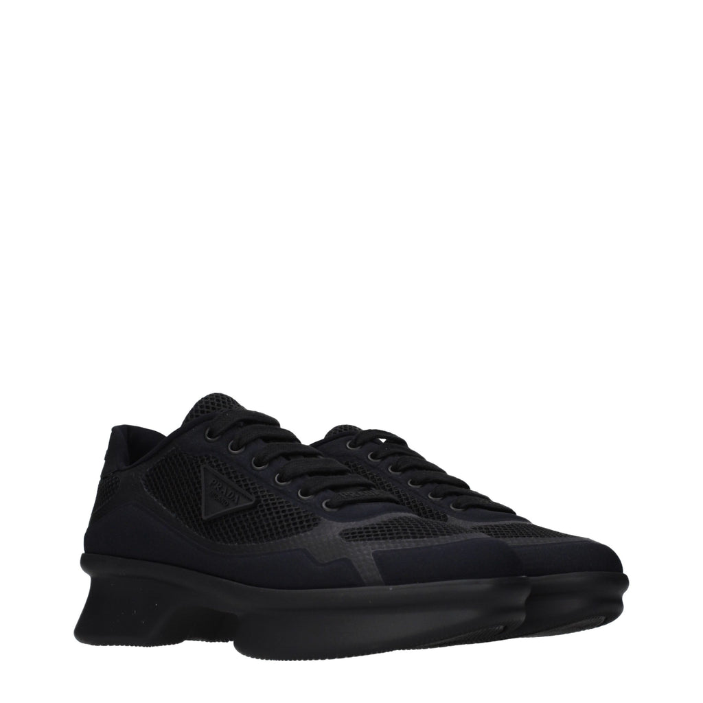 Zapatillas bajas Prada de tela negra