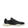 Zapatillas Prada de cuero negro