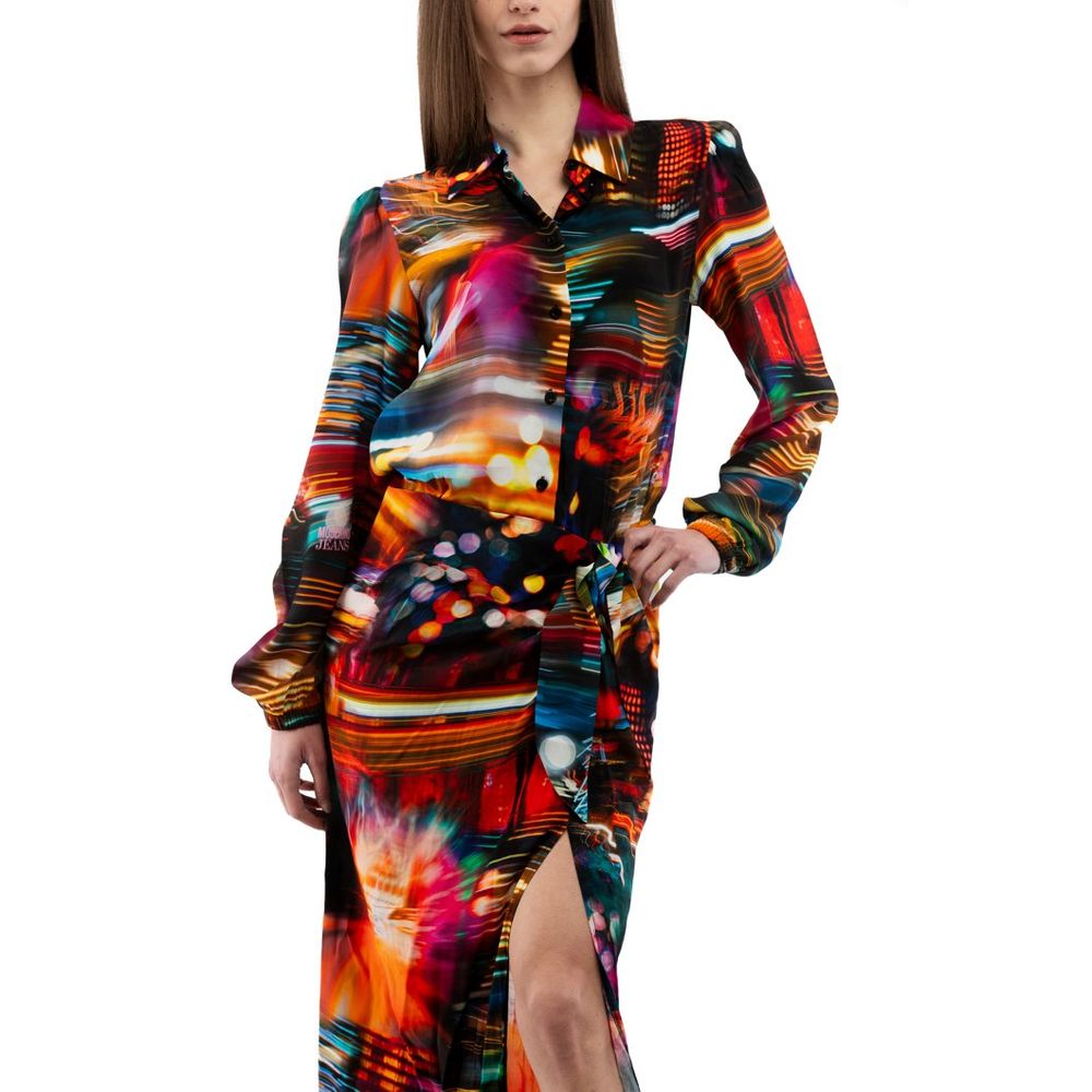 Moschino Flerfarget Viskose Kjole