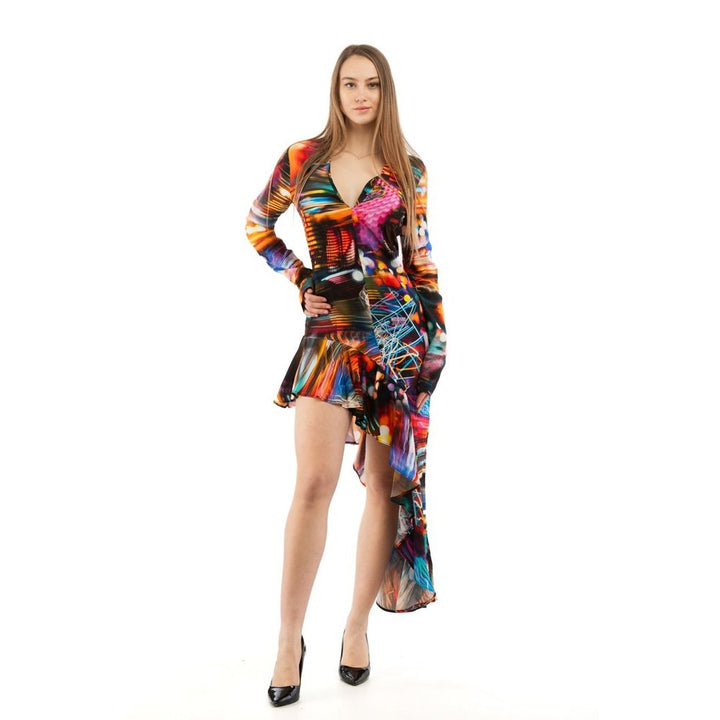Moschino Flerfarget Viskose Kjole