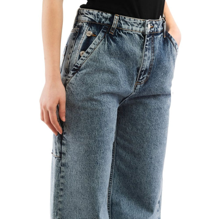 Moschino Flerfargede Jeans i Bomull med Avslappet Passform