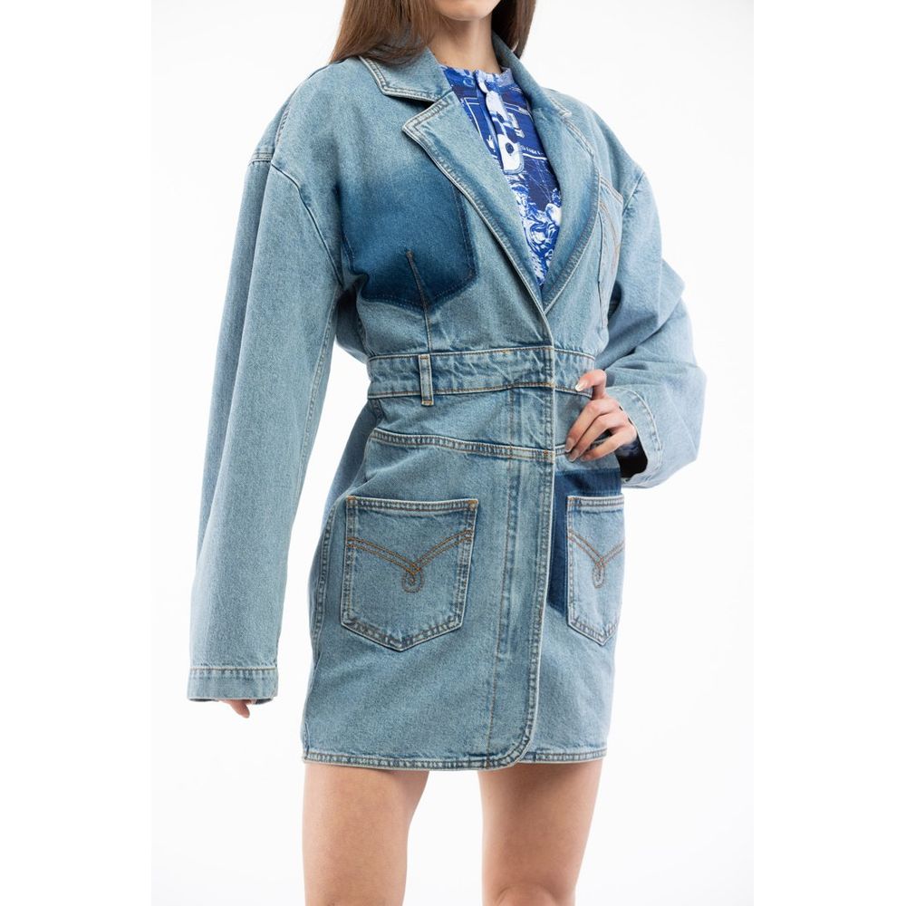 Moschino Flerfarget Bomullsdenimjakke