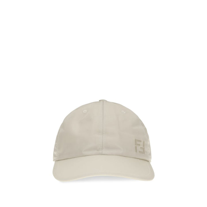 Fendi Beige Nylon Caps (Baseballcaps)