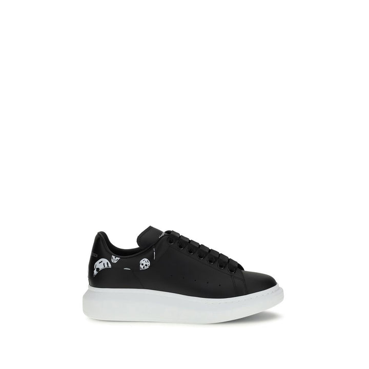 Alexander McQueen Black Calf Leather Bos Taurus Chunky-sneakers