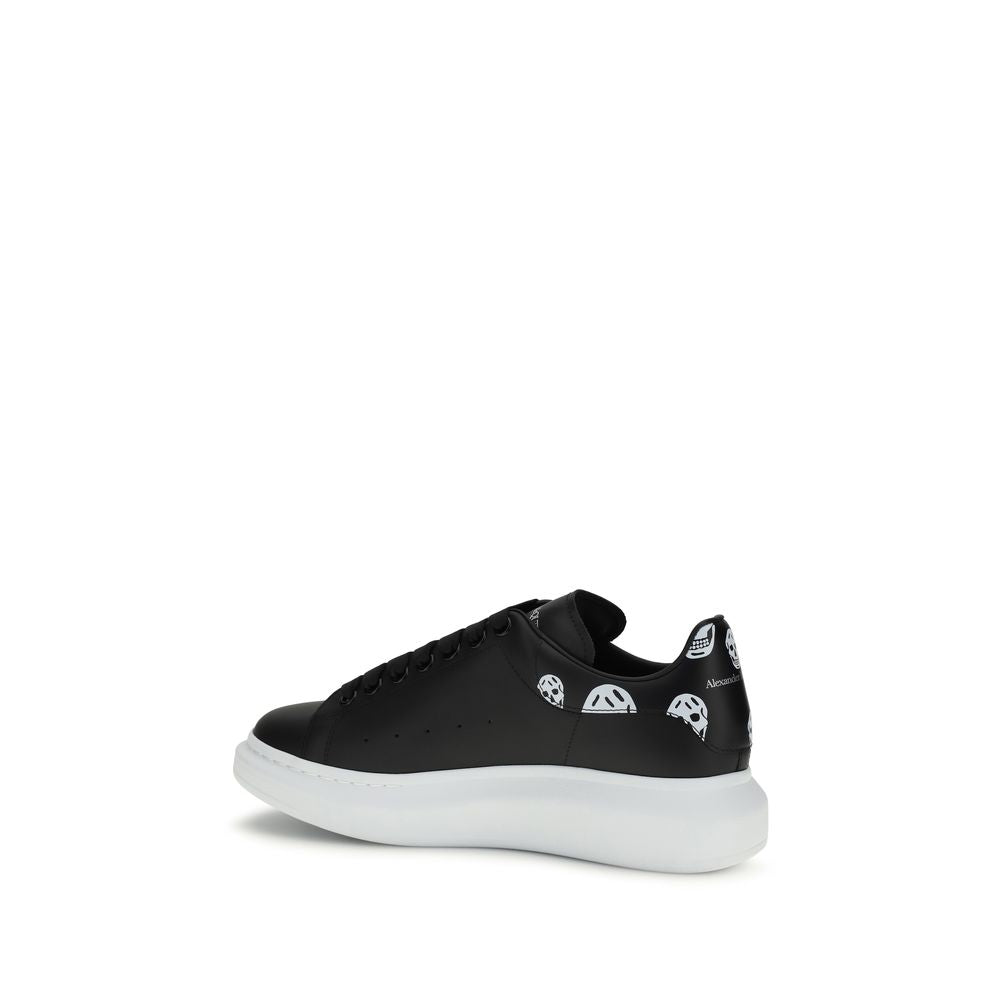 Alexander McQueen Black Calf Leather Bos Taurus Chunky-sneakers