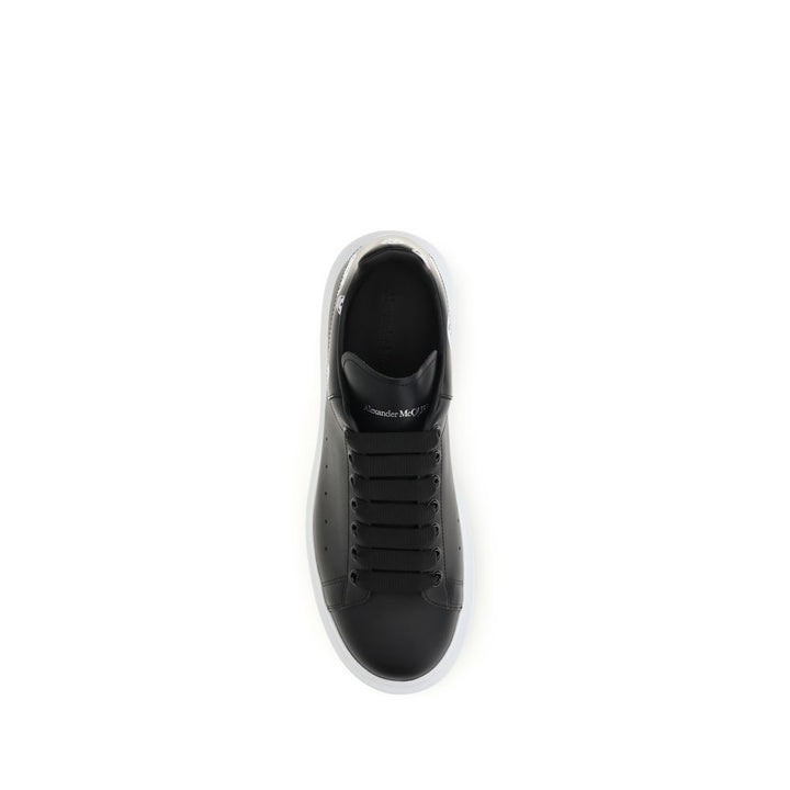 Alexander McQueen Black Calf Leather Bos Taurus Chunky-sneakers