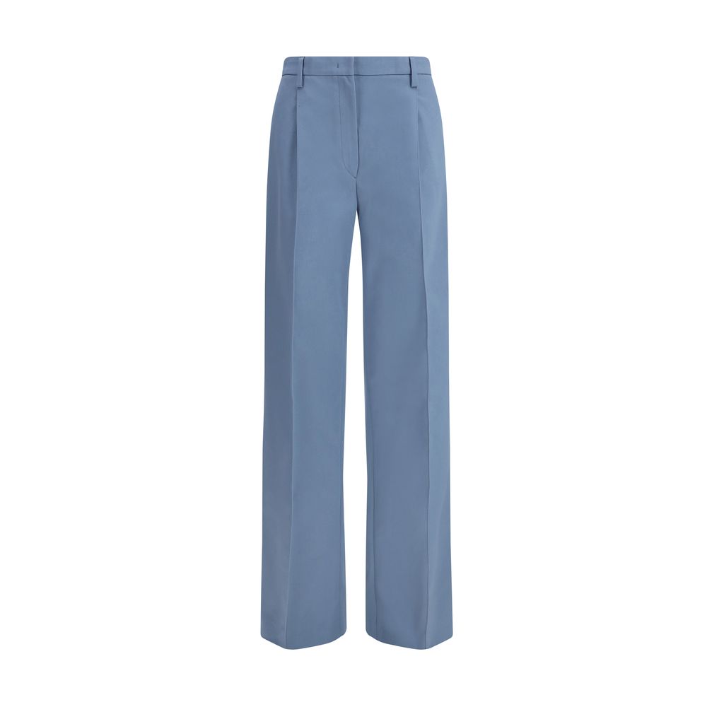 Pantalones chinos Prada de algodón azul