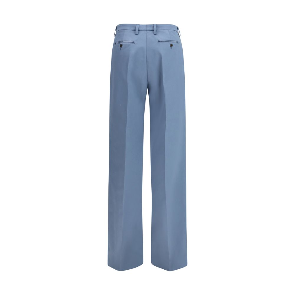 Pantalones chinos Prada de algodón azul