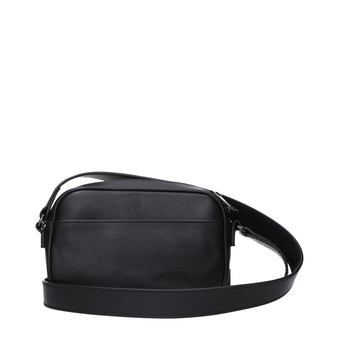 Roberto Cavalli Crossbodyveske i svart skinn