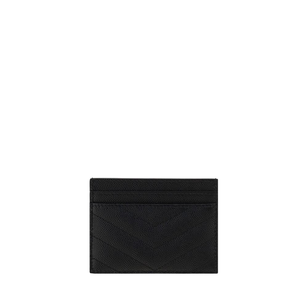 Saint Laurent Svart Kalveskinn Lommebok