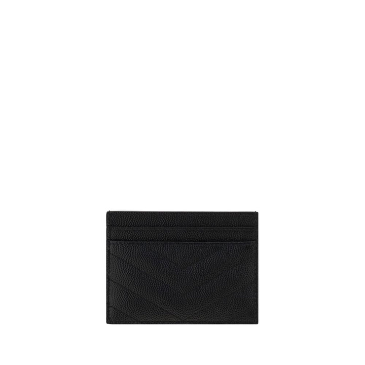 Saint Laurent Svart Kalveskinn Lommebok