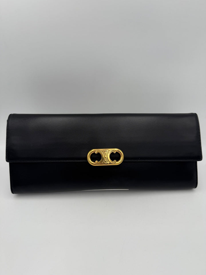 Celine CELINE TRIOMPHE Sort Clutch