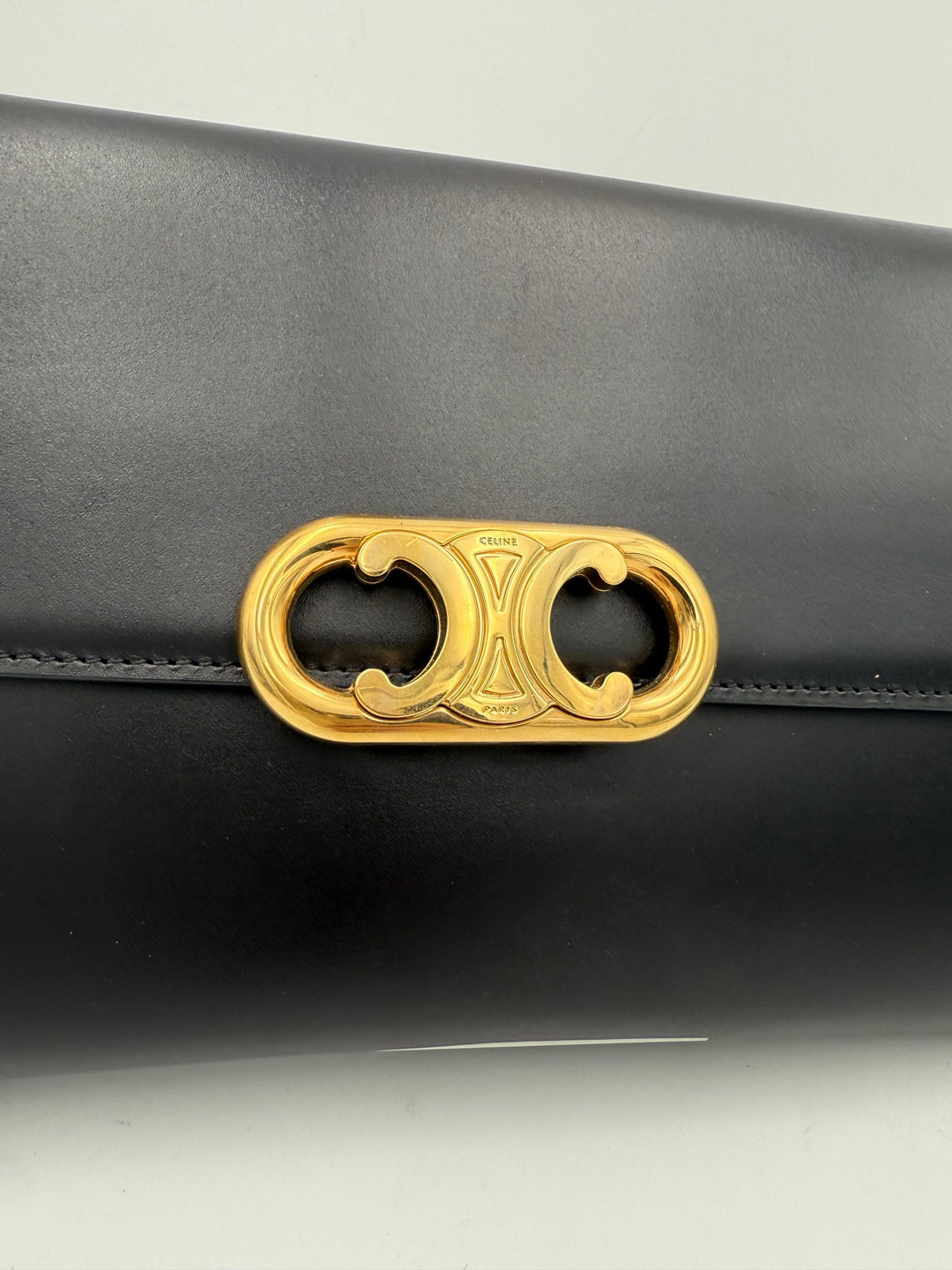 Celine CELINE TRIOMPHE Sort Clutch