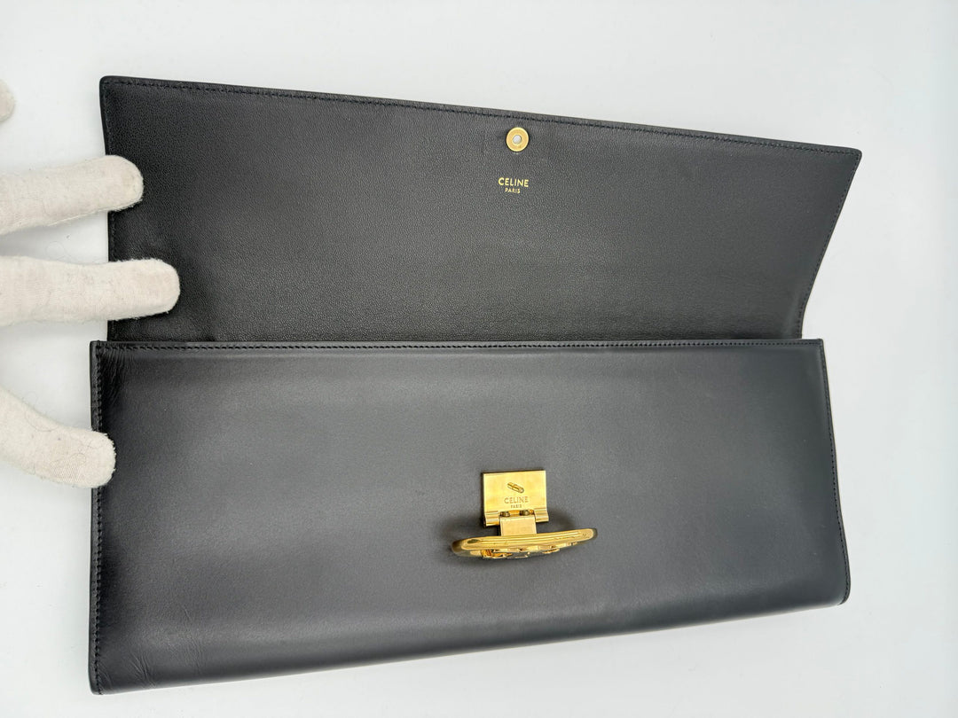 Celine CELINE TRIOMPHE Sort Clutch