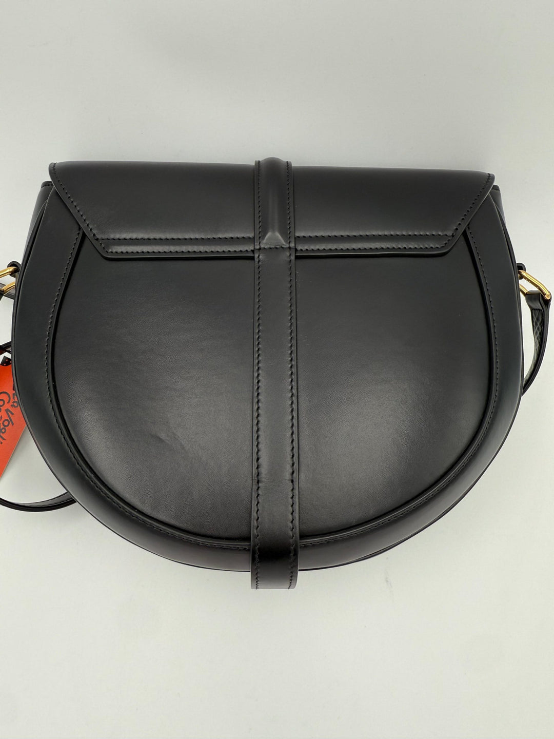 Celine CELINE Sac 16 Besace svart stor veske