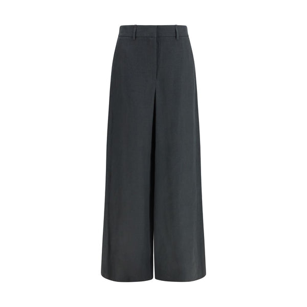 Giorgio Armani Gray Linen Casual Pants