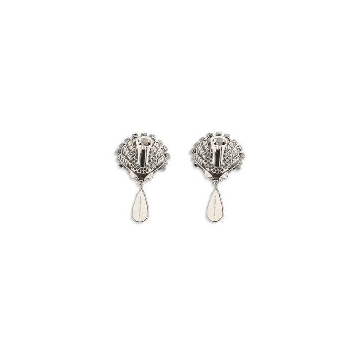 Alessandra Rich Silver-metalløreringer